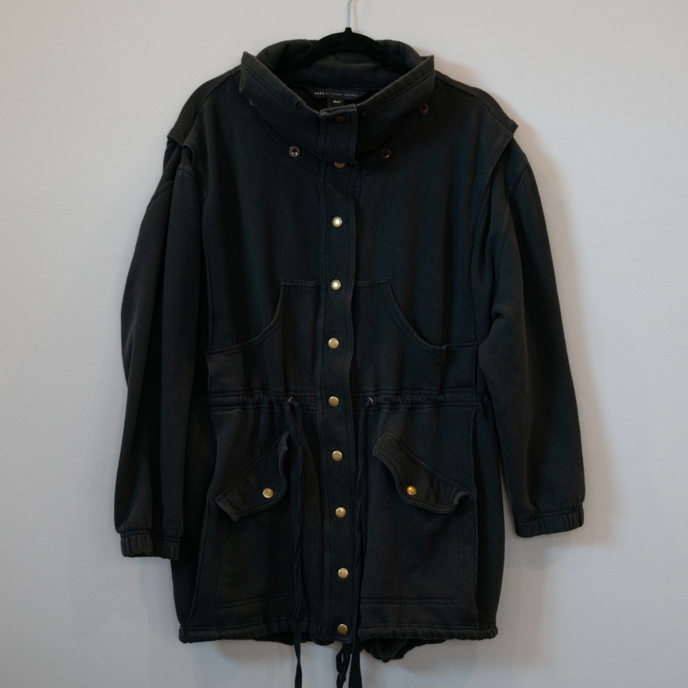 Marc By Marc Jacobs  Oversize Sweatshirt Utility Jacket